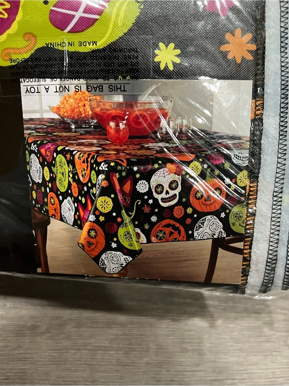 Celebrate Halloween Together Halloween Tablecloth Oblong 52 x 70 inches